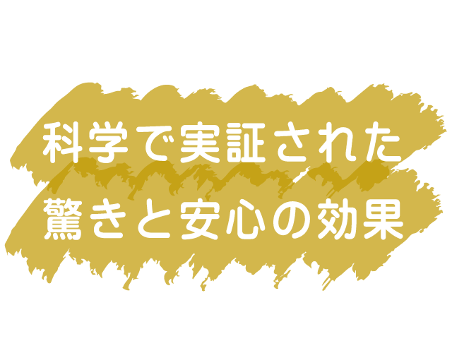 科学で実証された驚きと安心の効果